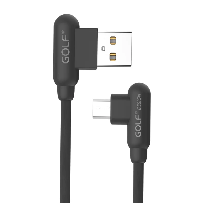 Cable de carga Micro USB con codo doble de 90 grados para Huawei Mate 7 8 Honor 8X 9i Redmi 9A 10A 12C OPPO R11 R15 Realme C30 C31 C33 - imagen 3