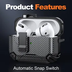 Funda Magnética Antigolpes AirPods Pro 4/3/2 – Compatible