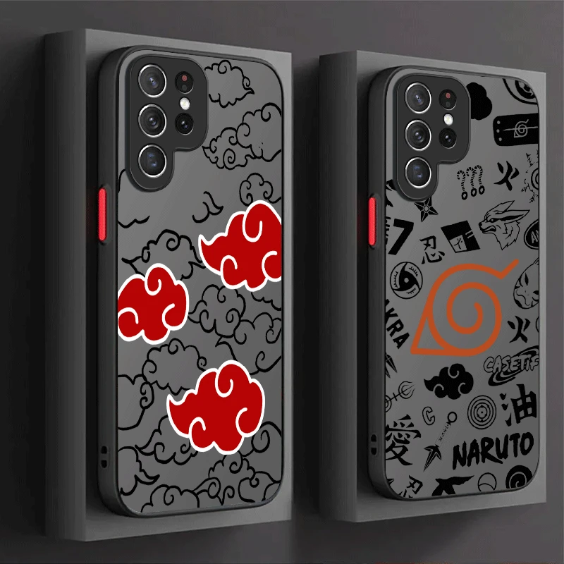 Funda mate para Samsung Galaxy S25 S23 S24 Ultra S22 S21 Plus FE A56 A36 A26 A16 A06 A15 A25 A35 A55 5G Hot Anime n-narutos - imagen 3