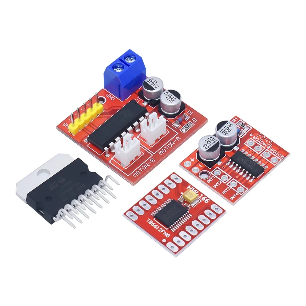 Módulo de accionamiento de Motor de CC EQV, velocidad PWM de marcha atrás, Motor paso a paso de puente H Dual, Mini Victory L298N - imagen 3