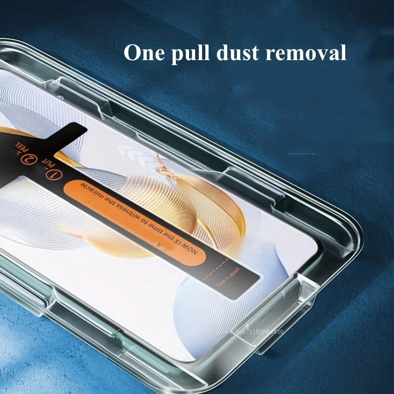 2 uds película aplicadora de un solo clic para Honor 300 200 100 protectores de pantalla para Honor 400 Pro 100 200 300 Pro película de pantalla curva - imagen 4