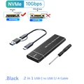 NVMe Case Black OTG