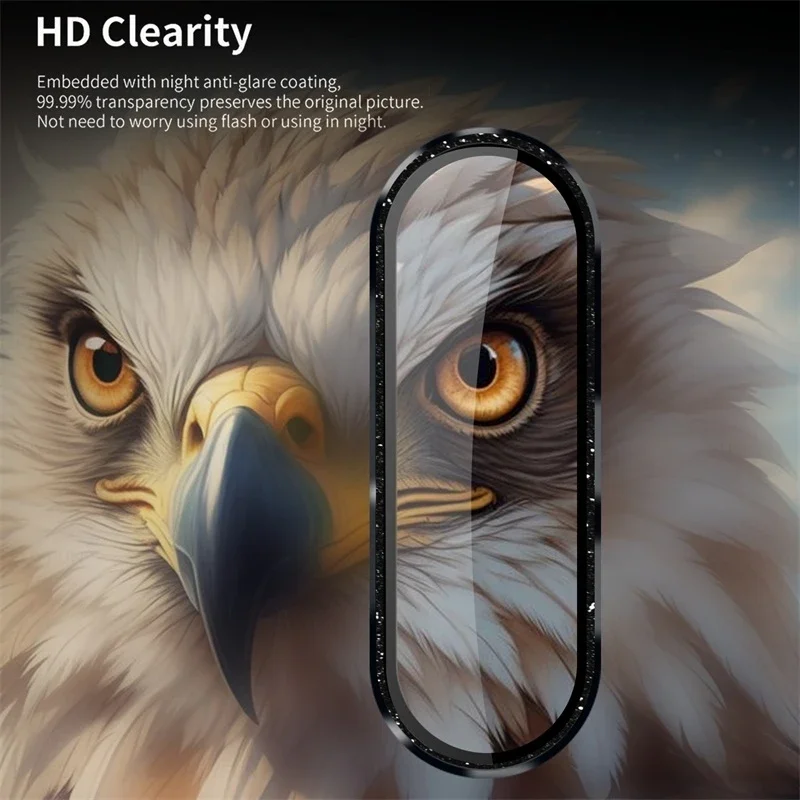 Funda con anillo Protector de cámara Matel de diamante brillante para Samsung Galaxy A56 A36 A26 5G A 56 36, accesorios de lente de vidrio templado trasero - imagen 5