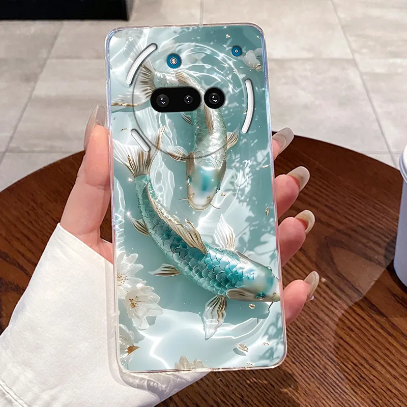 For Nothing Phone (3a) Funda transparente de lujo lindo conejo de amor divertido TPU funda de teléfono de silicona suave NothingPhone 3a Phone3a contraportada - imagen 3