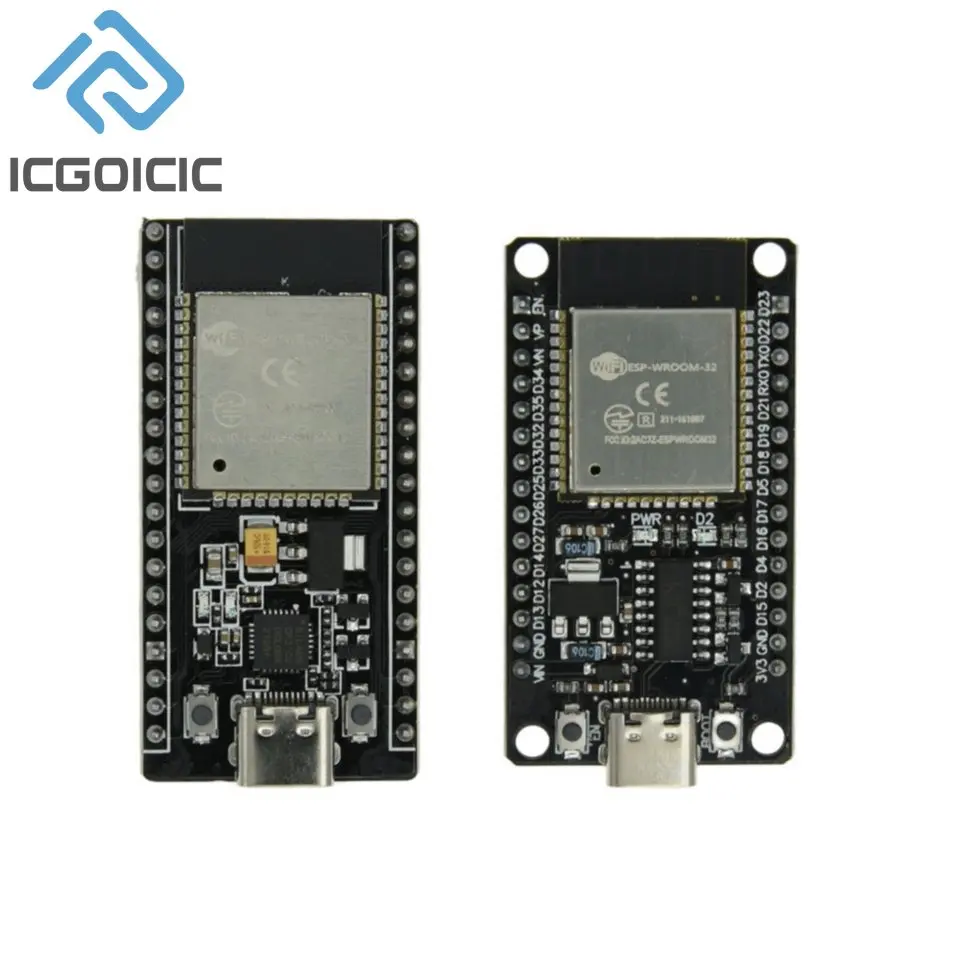 Placa de expansión de TYPE-C de doble núcleo, placa de expansión de ESP32-DevKitC-32, ESP32, ESP-WROOM-32, USB, CH340C, CP2102, WiFi + Bluetooth - imagen 3