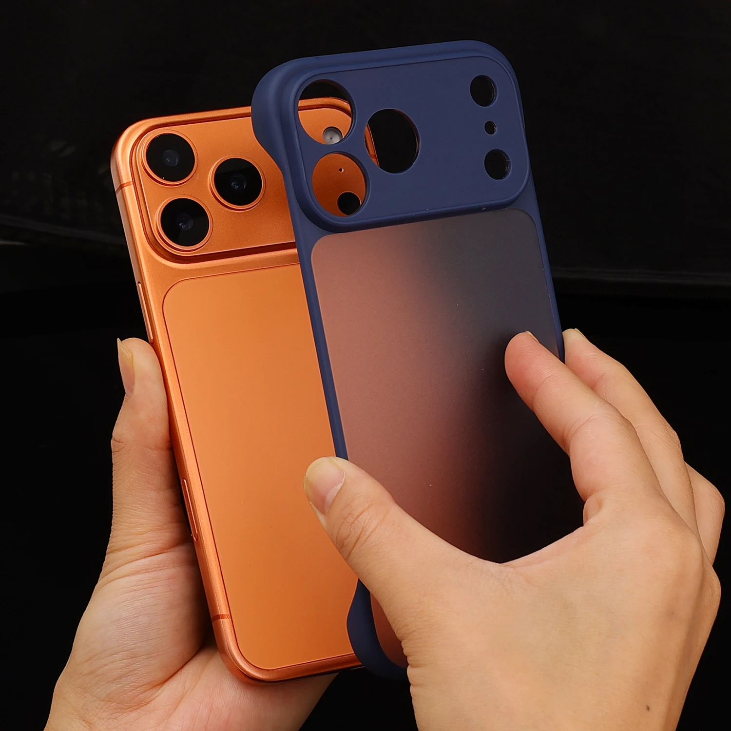 Funda de teléfono esmerilada mate sin marco para iPhone 17 17Air 17Pro MAX, funda trasera a prueba de golpes, carcasa protectora anticaída para iPhone 17 - imagen 3