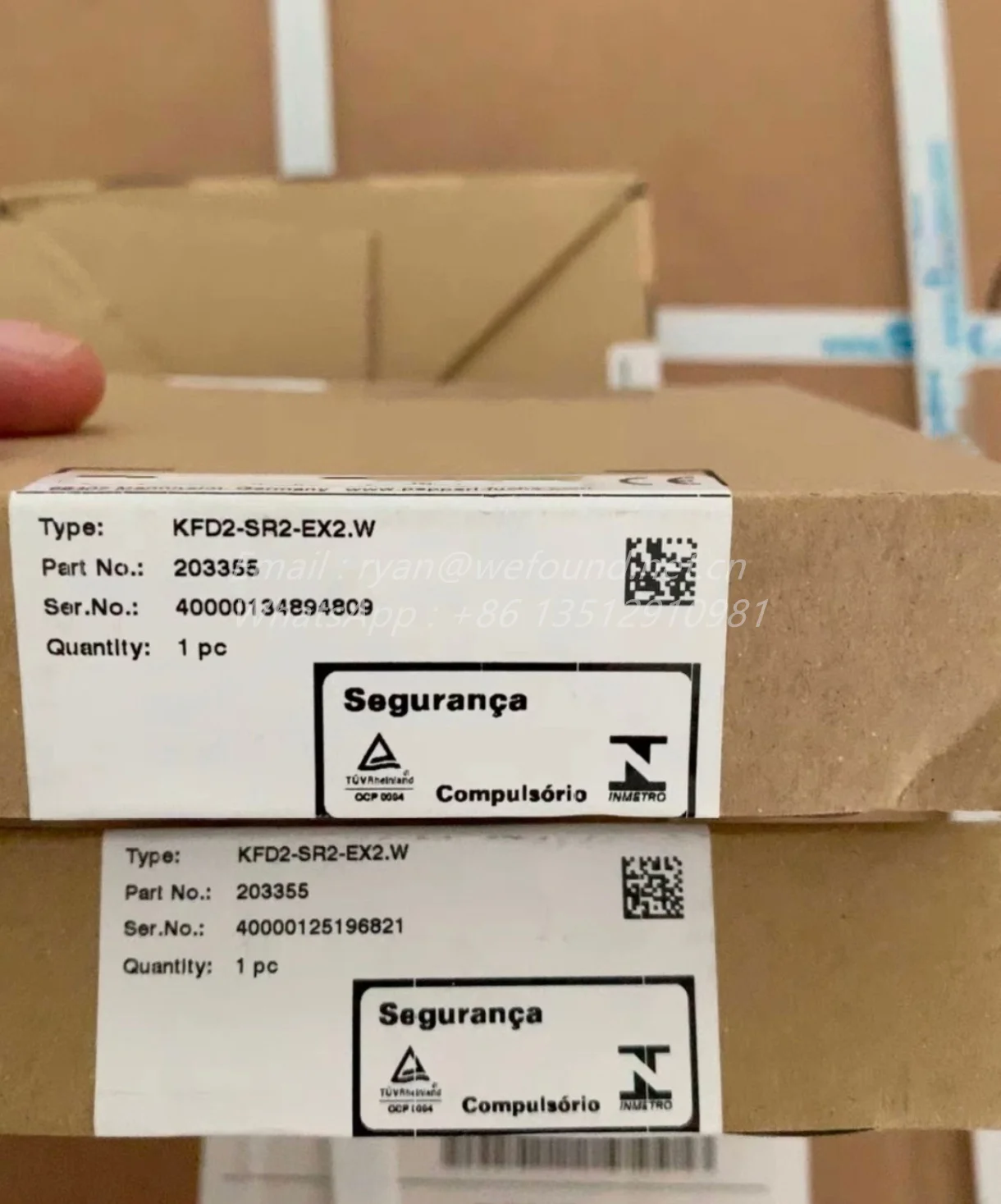 Amplificador de interruptor de KFD2-SR2-Ex2.W para PEPPERL + FUCHS, barreras aisladas - imagen 2