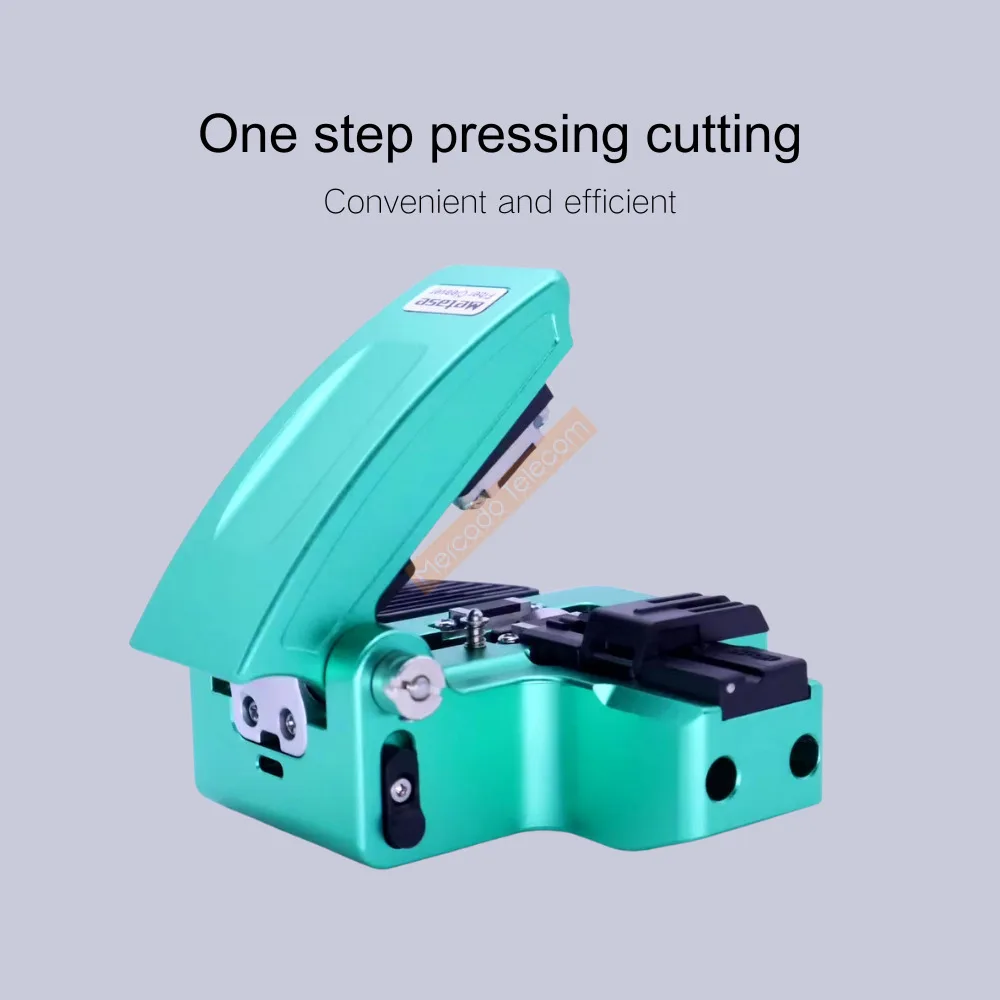 MT-10 de cuchilla de fibra de alta precisión de un solo paso para máquina cortadora de fibra óptica de cinta de fibra individual y 12 con 24 puntos de corte FTTH - imagen 5