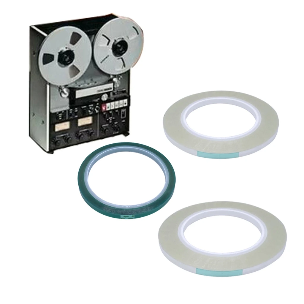 Leader Tape Audios Cinta empalme 1/4 10 pulgadas Cinta empalme Cinta carrete abierto Cintas empalme multimedia - imagen 5