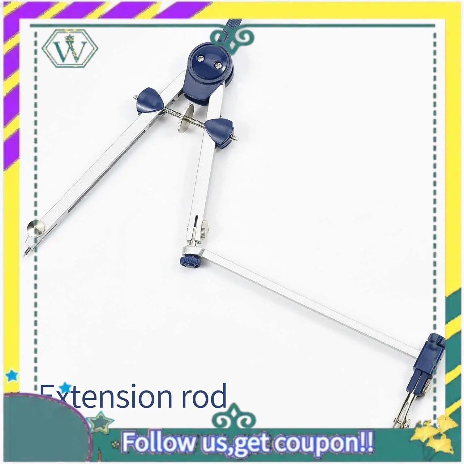 Juego de geometría de A28Q-9Pc, herramienta de precisión geométrica de brújula de Metal para estudiantes, herramienta de dibujo circular y kits de dibujo de arquitectura