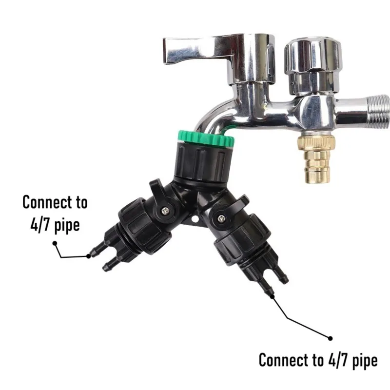Kit de sistema de riego por nebulización DIY: riego automático con goteo en aerosol para humidificación de enfriamiento al aire libre y riego de jardín - imagen 3
