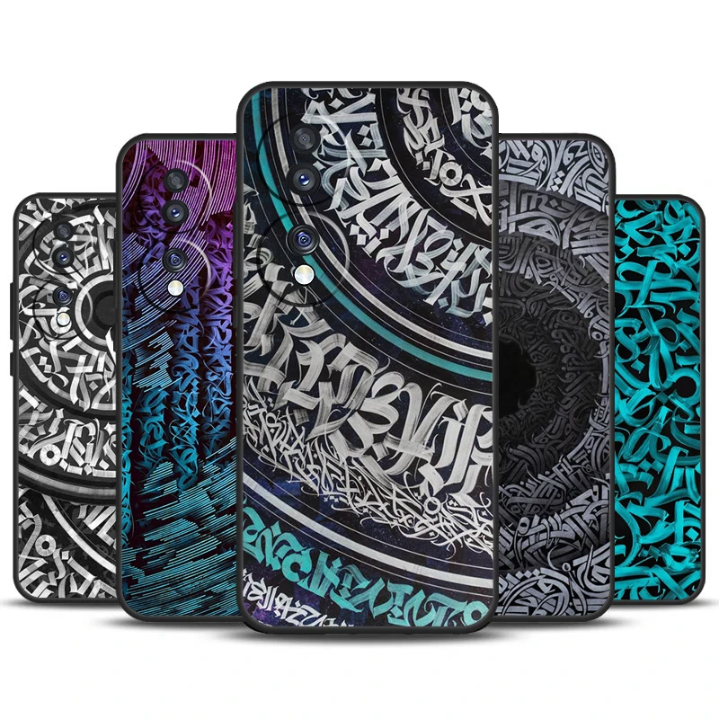 Pokras Lampas Art Graffiti Phone Case For Honor 90 Lite 70 50 Magic 5 6 Pro X6 X7 X8 X9 X6a X7a X8a X9a X9b X8b Cover