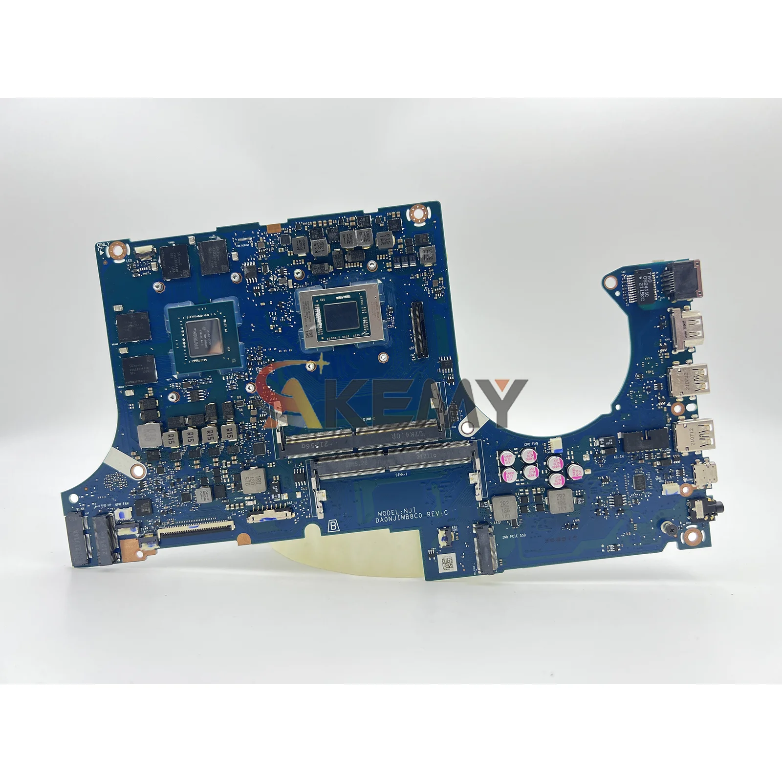 Placa base para ordenador portátil DA0NJIMB8C0 para ASUS TUF Gaming FX706II FX706iH FA506I FX706IC, placa base para portátil con CPU R3 R5 R7, pruebas OK - imagen 3