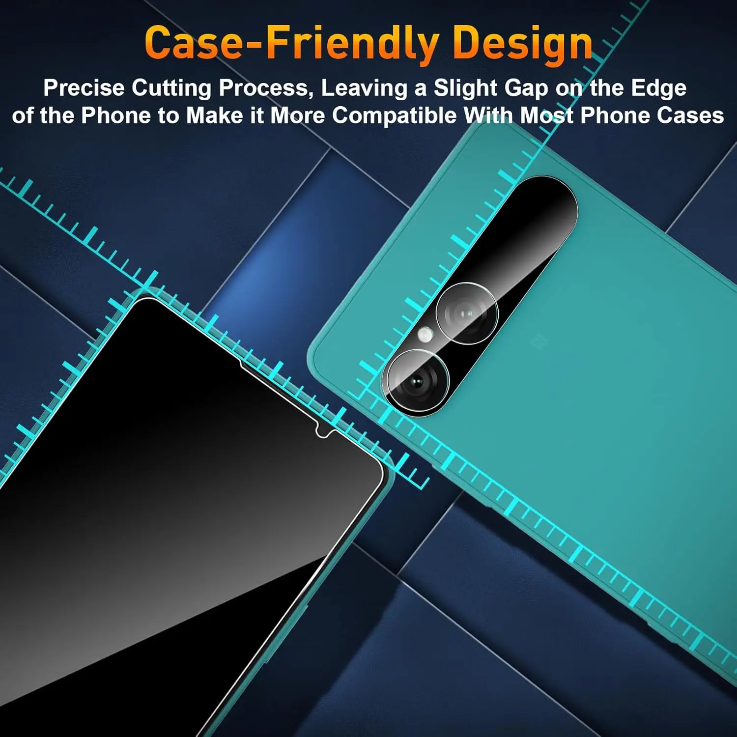 Protectores de pantalla de privacidad 2.5D 9H para Xperia 10 VII Protector antiespía para Sony Xperia 10 VII XQ-FE54 XQZ-CBFE 2025 - imagen 3