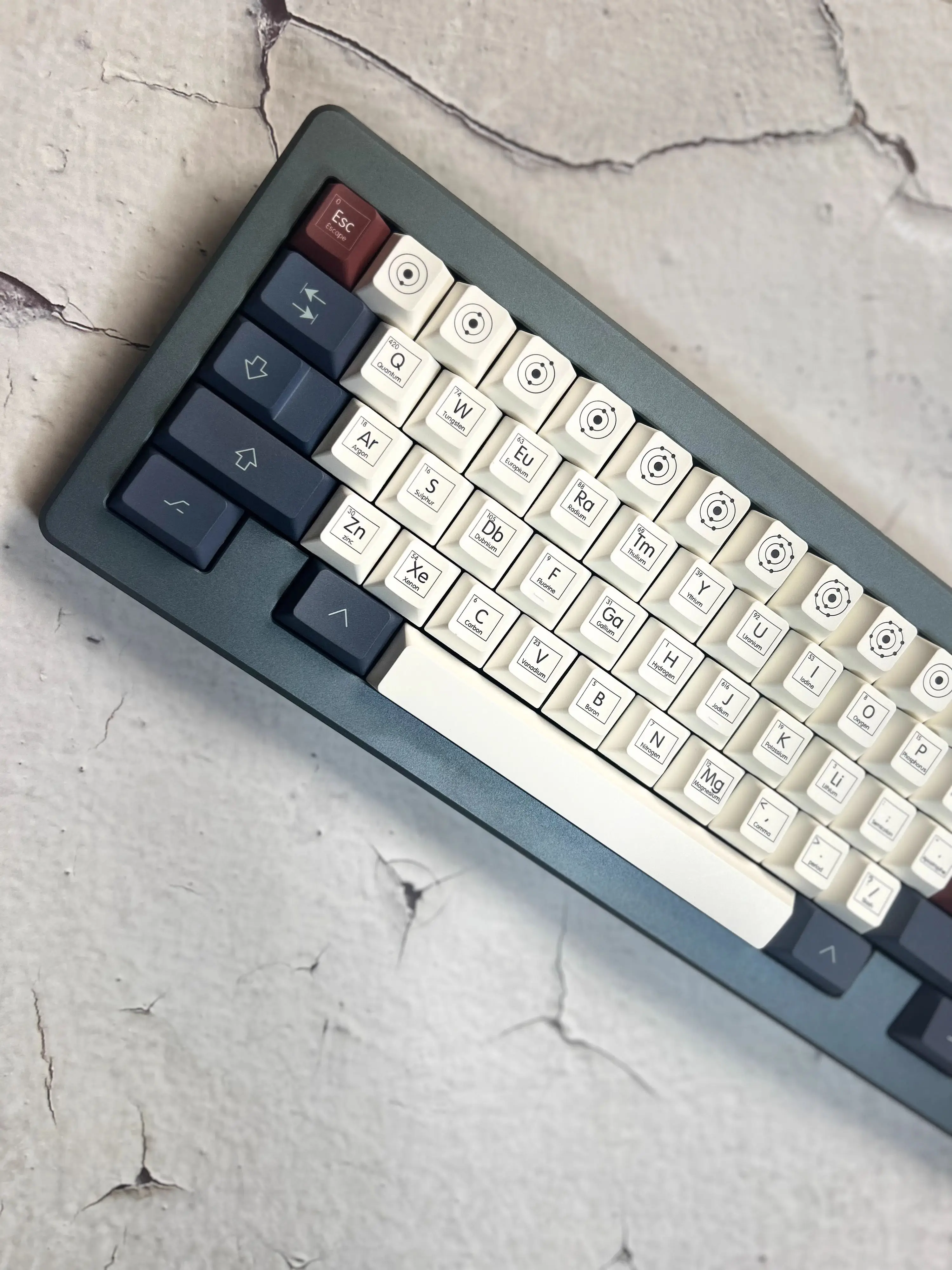 Teclas de química, 172 teclas, teclas PBT, perfil Cherry, DYE-SUB, personalizadas para teclado mecánico - imagen 2