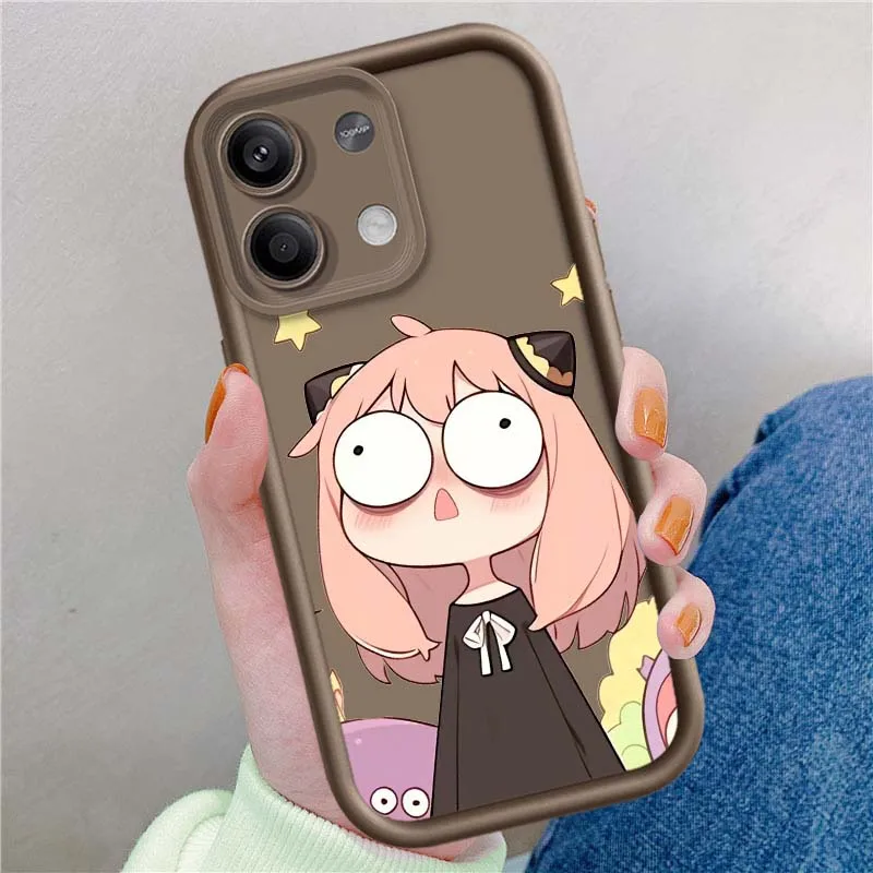 Funda de Anime Girl Anya para Redmi Note 14 13 12 11 12R 12R 11T Pro Speed Plus 5G, funda de teléfono con escalera ocular - imagen 2