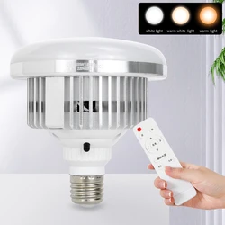 Bombilla LED E27 Ajustable 3200K-5200K Estudio Foto Vídeo Softbox