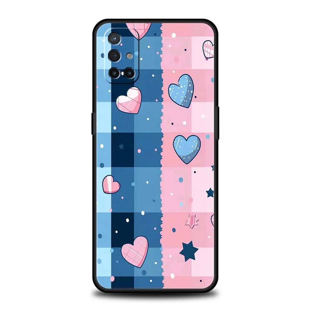 Coque de téléphone à grille rose, étui pour OnePlus 15 13 12 11 10 9 8 13T 10T 7T Pro 13R 12R 9RT 8T Nord 4 N200 2T CE 2 3 5G Lite - imagen 2