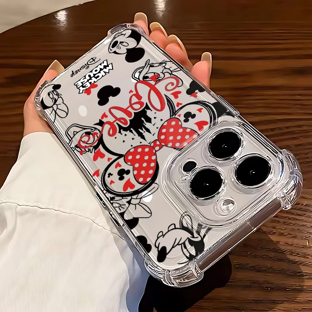 Preciosa funda de teléfono Mickey para Oppo A3x A3 A78 A74 A76 A72 A58 A57 A54 A53 A38 A31 A15 A17 A16 A7 A5 4G 5G cubierta anticaída - imagen 4
