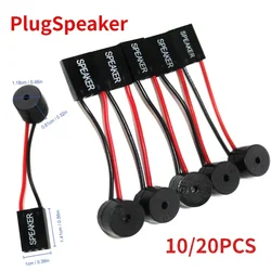 Mini altavoz con enchufe, Kit de altavoces en miniatura para PC, BIOS y placa base, altavoz de ordenador, placa base, Kit de altavoces con alarma de pitido, 10/20 piezas