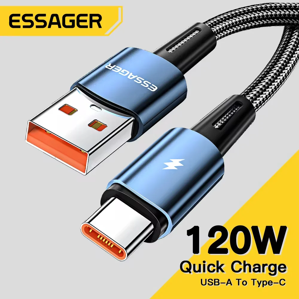 Cable USB-C Carga Rápida 120W para Xiaomi 12 Pro K50 Note 11 Pro