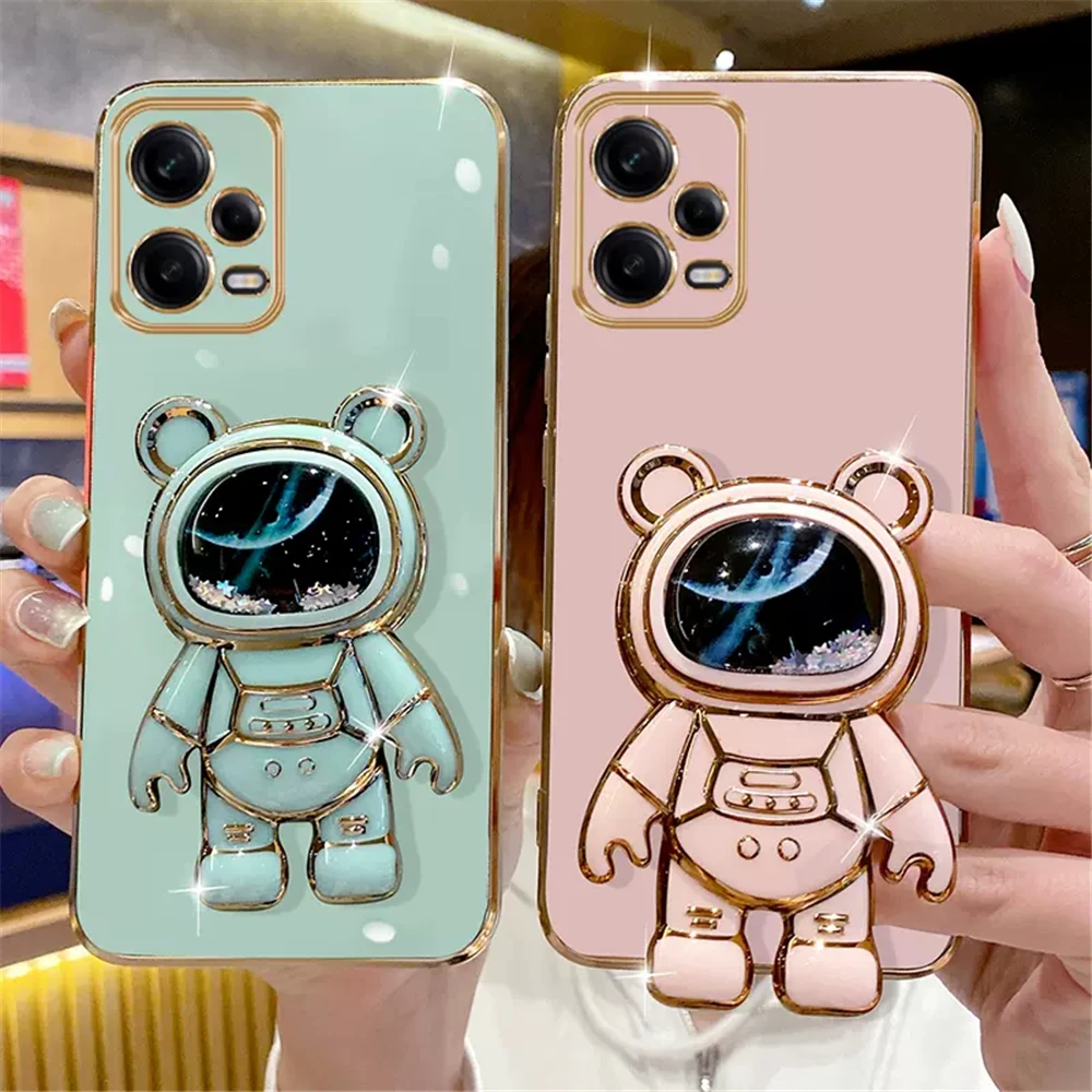 Funda con soporte para teléfono con revestimiento de astronauta Quicksand para Samsung S23 S24 Ultra Plus FE A15 A25 A35 A55 A05S A04 A14 A24 A34 A54 - imagen 4