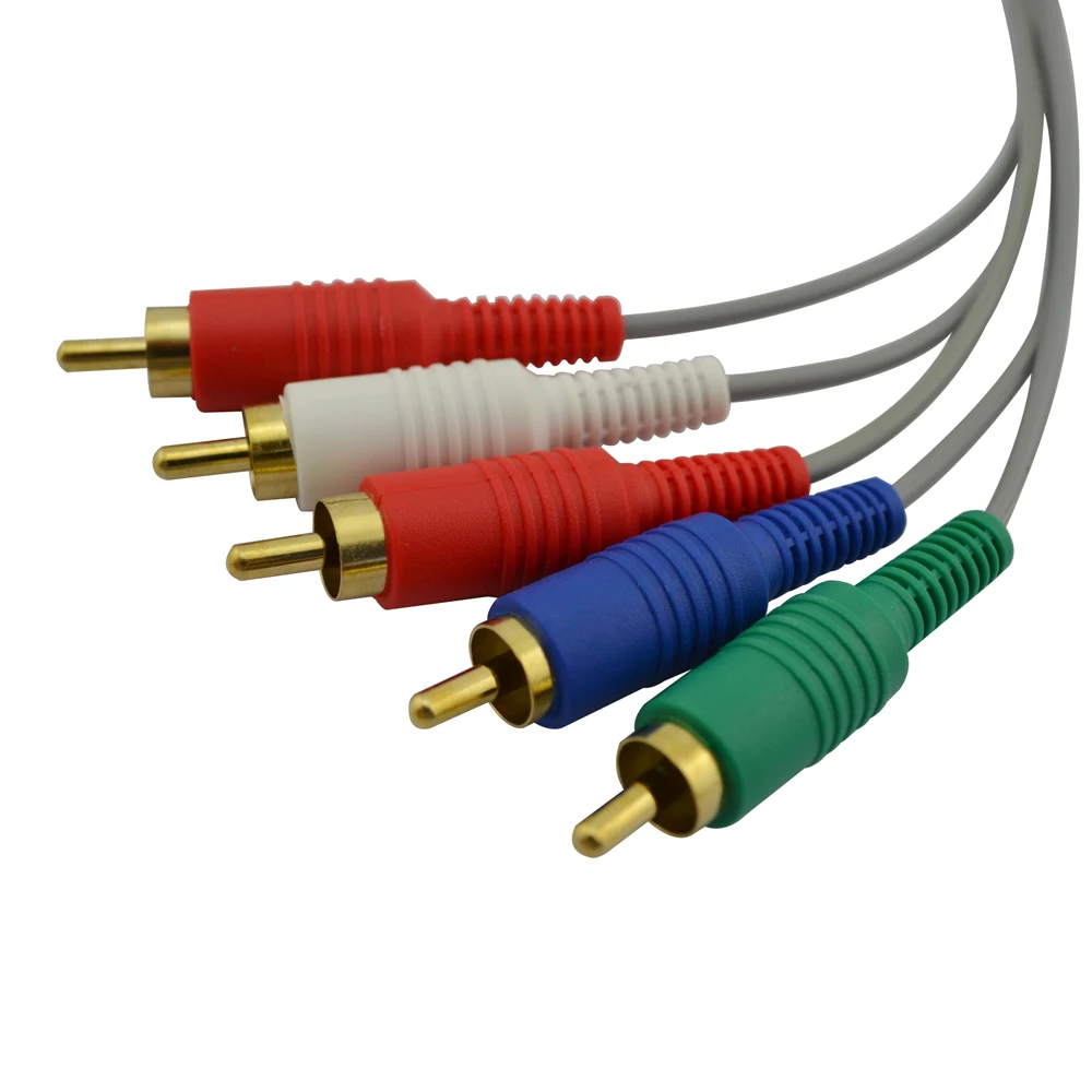 Cable adaptador de Audio y vídeo para Wii, componente HDTV 1080P AV, 5RCA para Wii U - imagen 3