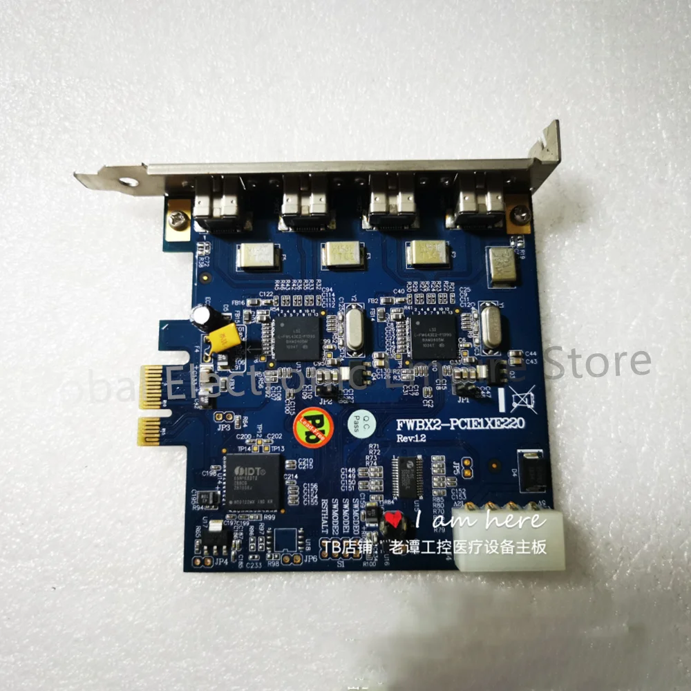 Desmontaje Original de la tarjeta de adquisición de la tarjeta gráfica de la placa base de control industrial FWBX2-PCIE1XE220