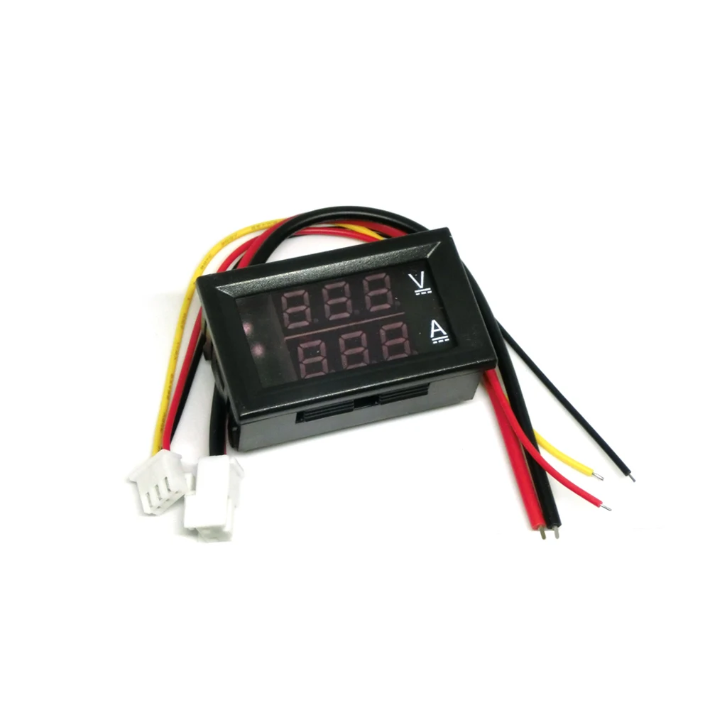 Mini voltímetro Digital, amperímetro DC 100V 10A, Panel Amp, voltios, medidor de corriente, Detector de prueba, pantalla LED Dual de 0,56 ", coche - imagen 2