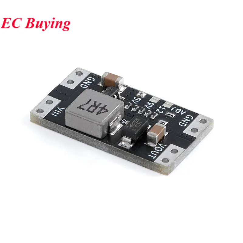5 uds/1 ud XL3608 5V 9V 12V 2A Mini DC-DC elevador módulo de fuente de alimentación conmutada placa de interruptor 2,5 V-11,5 V voltaje de entrada - imagen 4