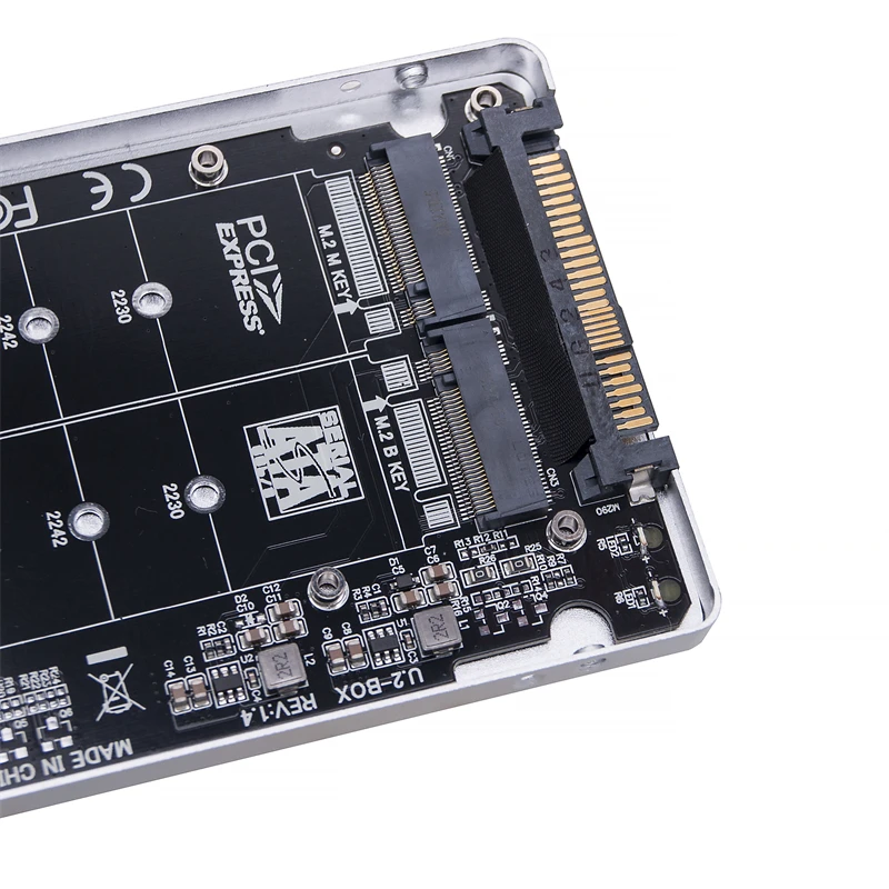 Adaptador SSD M2 SSD a U.2, adaptador M.2 NVMe M.2 SATA NGFF SSD a PCI-e U2 SFF-8639, convertidor PCIe M2 para ordenador de escritorio - imagen 5