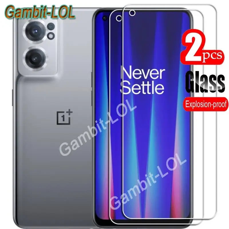 Para OnePlus Nord CE 2 5G Protector de vidrio templado en NordCE2 CE2 6,43 pulgadas Protector de pantalla película de cubierta de teléfono inteligente