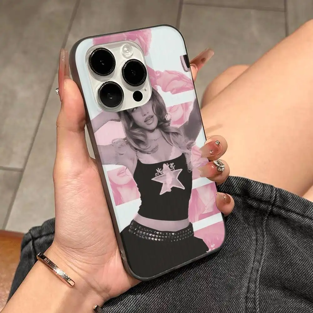 Funda de teléfono Emilia Mernes Mp3, funda de teléfono con patrón corrugado para iPhone 17 Air 16 15 14 13 Pro Max, funda mate a prueba de golpes - imagen 4