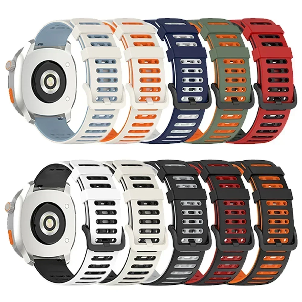 Correa de silicona para reloj POLAR Vantage M3/M, repuesto de correa de pulsera deportiva de 22mm para POLAR Vantage V3 M2 V2 Grit X Pro - imagen 2