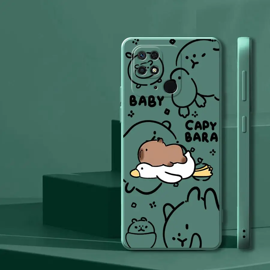 Funda para Xiaomi Redmi 10 A2 14C A1 13C 9 8 A3x 12C K40 K60 funda suave dibujos animados pareja ganso - imagen 3