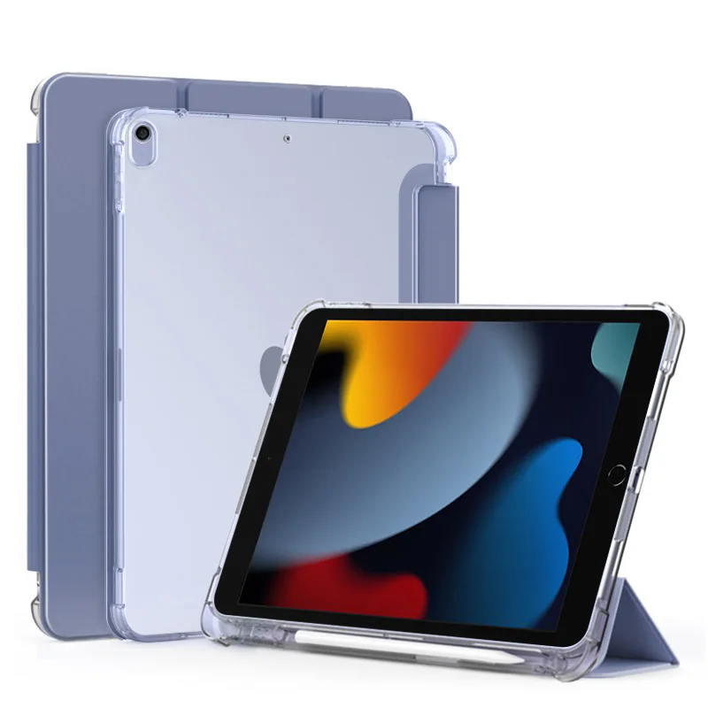 Para iPad 10,2 2021 8th 7th 9th Generación funda inteligente magnética para iPad 10,2 2019 2020 2021 con portalápices funda para tableta - imagen 2