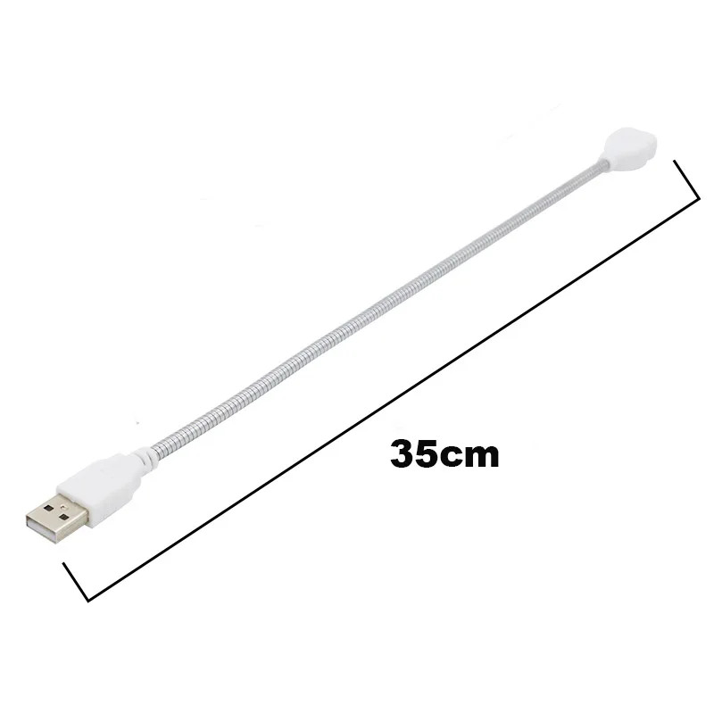 Línea de extensión USB, cable de alimentación Flexible, adaptador de conector USB macho a hembra para Mini ventilador de luz nocturna LED USB A7 - imagen 2