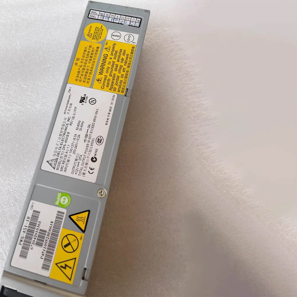 Módulo de alimentación del servidor 450W DPS-450KB B para Supermicro PWS-451-1R D40117-007 - imagen 5