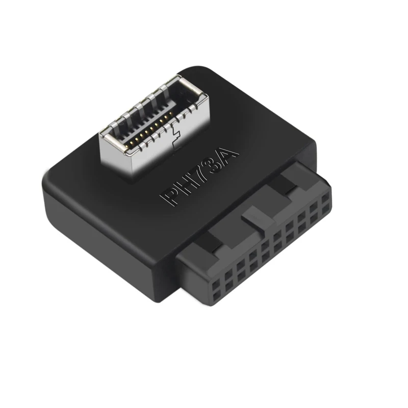 Cabecera interna USB 3,0 a USB tipo C adaptador frontal tipo E convertidor de 20/19 pines a tipo C convertidor de escritorio de placa base - imagen 2