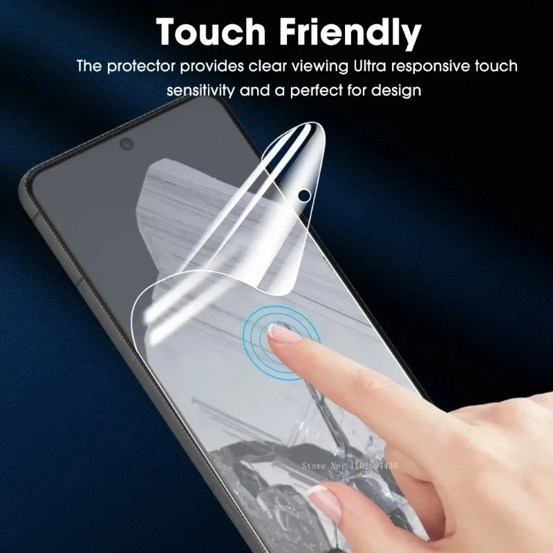 4 Uds película de hidrogel para Google Pixel 7 Pro Pixel 7 5G Protector de pantalla Pixel 6 6a sin vidrio - imagen 3