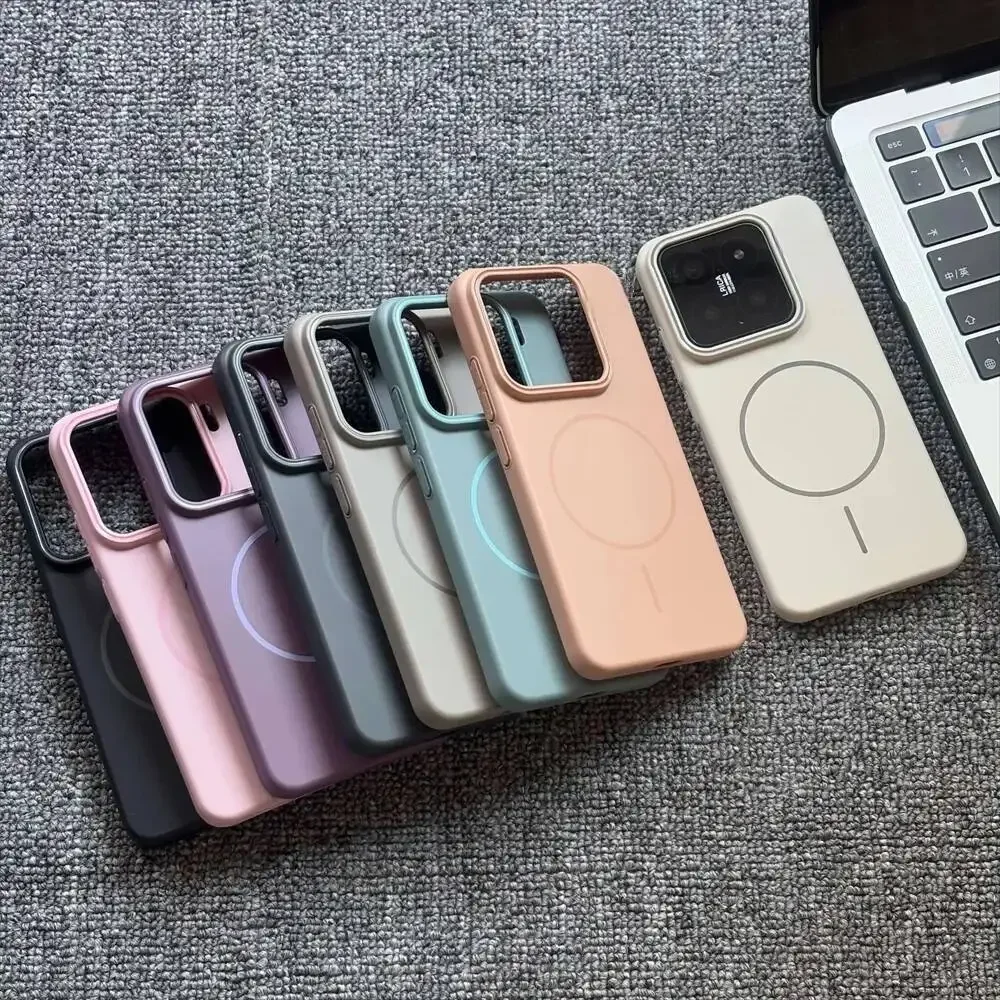 Para Xiaomi 15T Pro mate duro PC + cubierta de TPU para Xiaomi 15 T Mi15Tpro Magsafe carga inalámbrica magnética parachoques duro a prueba de golpes - imagen 3