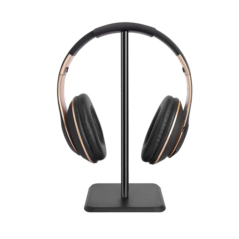 Soporte para auriculares en blanco y negro, auriculares desmontables para juegos Esports, almacenamiento de escritorio, estante de exhibición Universal - imagen 2