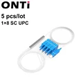 5pcs 1X8 SC UPC