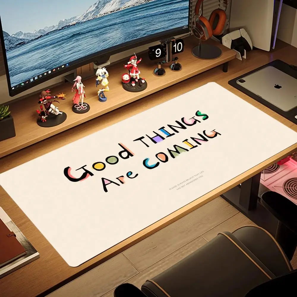 Positivo usted mismo diseño alfombrilla para ratón grande XXL Gaming ratón de goma bloqueo escritorio mini alfombrilla para PC ordenador portátil jugadores trabajo Oficina