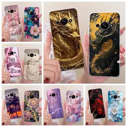 Para Xiaomi Redmi A3 A3x A4 funda Cool Dragon moda cubierta pintada suave funda de teléfono delgada para Redmi A3 Pro A4 RedmiA3 RedmiA4 Shell