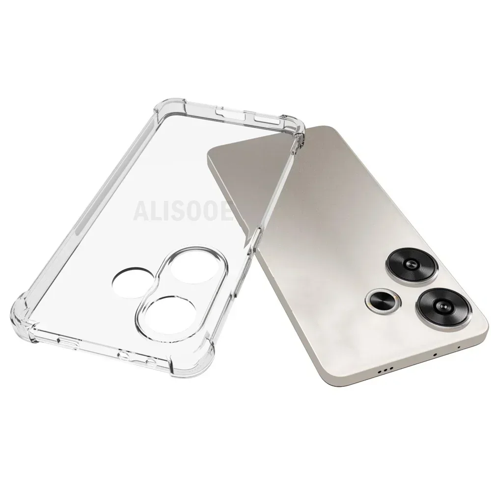 Funda transparente HD para Xiaomi 14T Pro POCO F6 X6 Neo Funda suave transparente para Redmi 14C Note 14 13 Pro Plus Turbo 3 A3 Capa - imagen 5