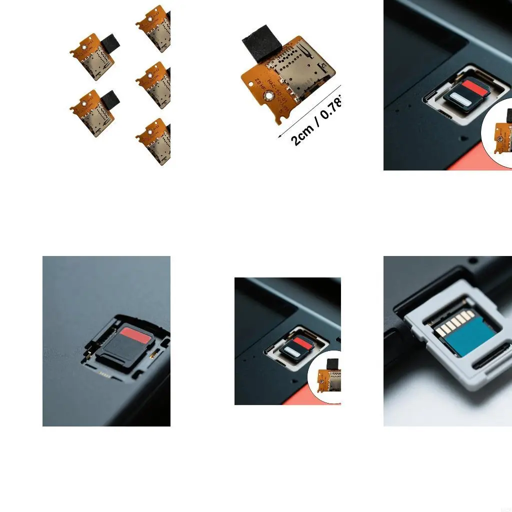 Ranura expansión almacenamiento juegos 462E para tarjeta lectura tarjetas NS Tarjeta datos