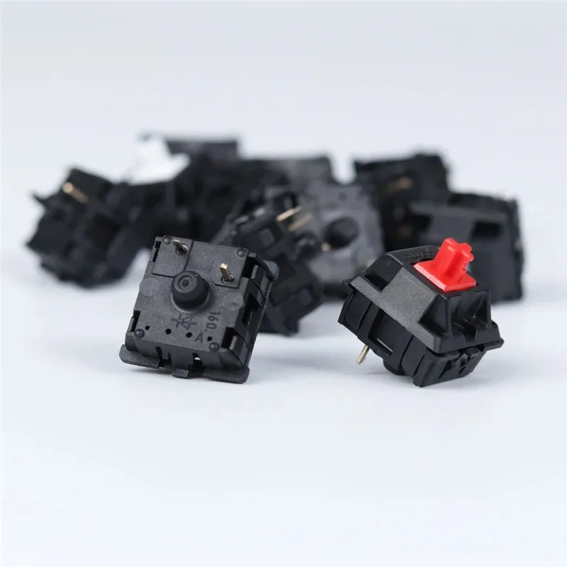 100% interruptor Original Cherry Mx, interruptor de teclado mecánico de 3 pines, interruptores táctiles negros, teclados para juegos, interruptor Compatible - imagen 4