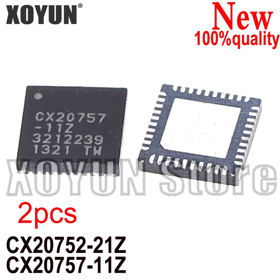 (2 piezas) 100% nuevo CX20757-11Z CX20752-21Z CX20757 11Z CX20752 21Z CX20752-21Z CX20752 21Z QFN-40