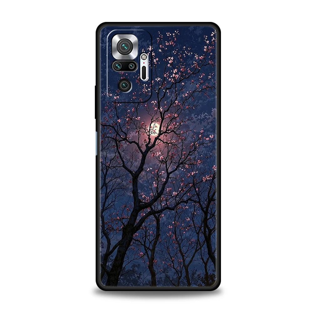 Funda de teléfono con pintura brillante al atardecer para Xiaomi Redmi Note 14, 5G, 13, 12, 10, 11 Pro Plus, 4G, 14C, 13C, 12C, 10C, 9C, TPU - imagen 5